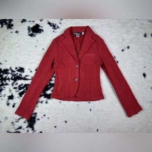 State of Mind Women’s Orange Vintage Button Up Cardigan Size Small